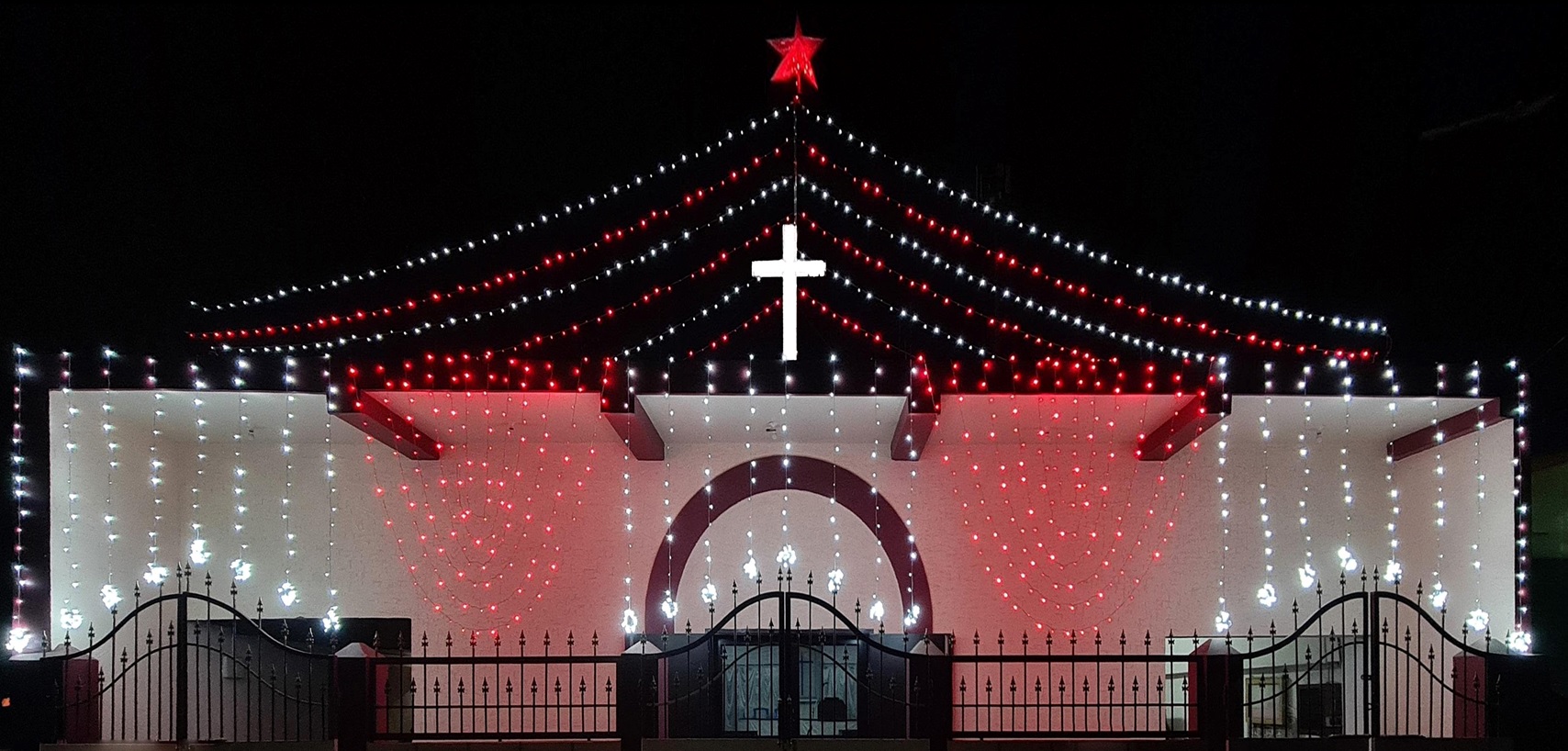 Front side of burnpur methodist church